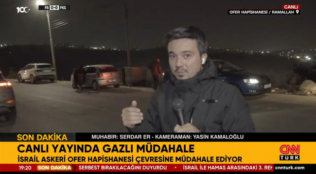 İsrail askerleri basın mensuplarına kurşun sıktı! Gaz bombalı müdahale - Resim : 3