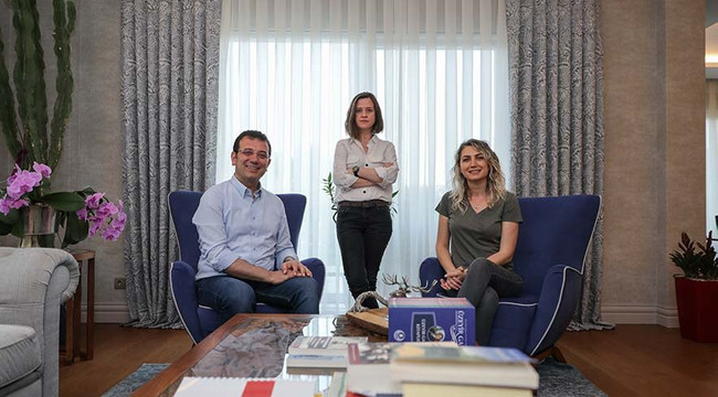 İmamoğlu hortumu eline aldı bahçeyi suladı - Resim : 4