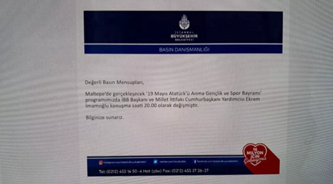 İmamoğlu'nun miting davetiyesindeki ifade olay yarattı - Resim : 1