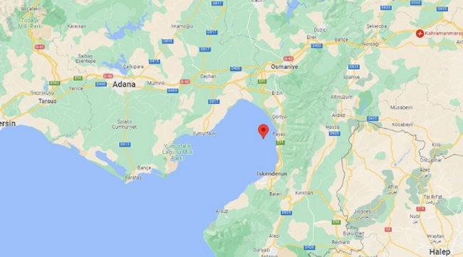 Hatay'da gece yarısı korkutan deprem - Resim : 1