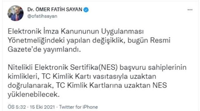 Kimliklerde yeni dönem! Güvenli elektronik imza atabilmek için de kullanılabilecek - Resim : 1