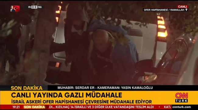 İsrail askerleri basın mensuplarına kurşun sıktı! Gaz bombalı müdahale - Resim : 1