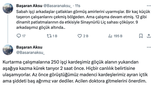 Altın madeni işçilerinden çarpıcı iddia! ‘Çatlakları görüp amirlerini uyarmışlar…’ - Resim : 1