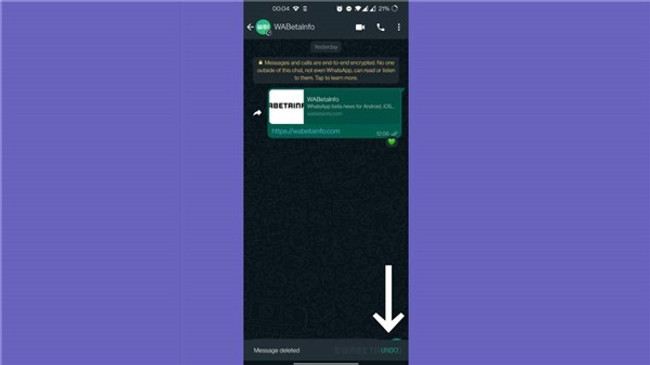 Bu özellik dört gözle bekleniyordu! WhatsApp silinen mesajları geri getiriyor - Resim : 1