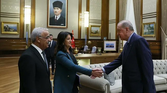 Erdoğan, DEM Parti İmralı Heyeti görüşmesi bitti! DEM Parti’den açıklama geldi - Resim : 1