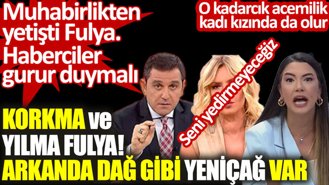 Hedefteki sunucu Fulya Öztürk'e Yeniçağ sahip çıktı! 'Korkma ve yılma Fulya, seni yedirmeyeceğiz' - Resim : 1