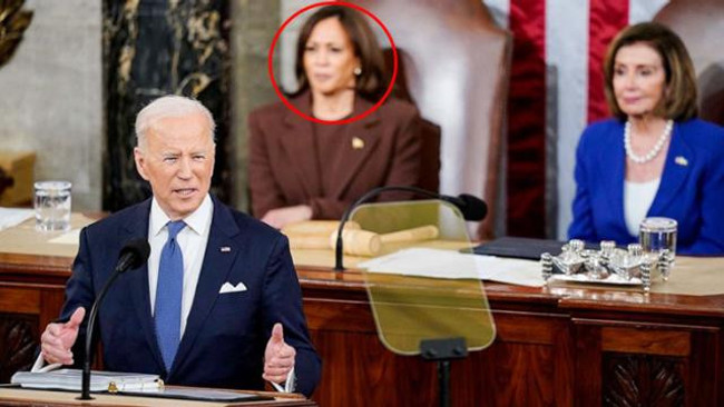 Putin'e meydan okuyan Biden'ın karizmasını çizen gaf! Yardımcısı Harris bile dondu kaldı - Resim : 1