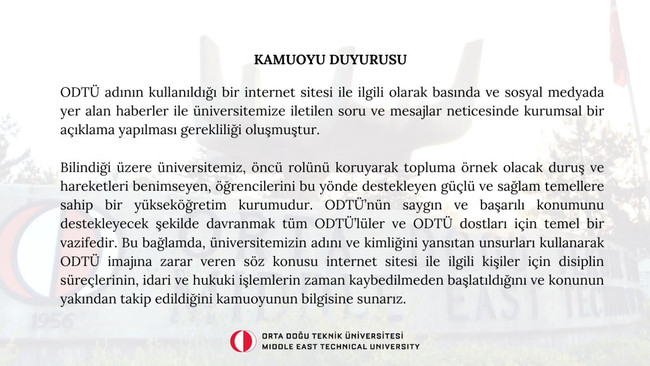 Rektörlük, ‘Odtufans’ için inceleme başlattı - Resim : 2