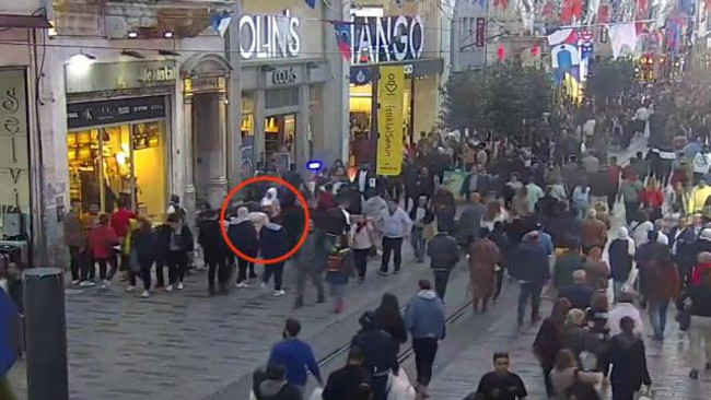 Taksim bombacının yalanını bu görüntüler ortaya çıkardı! Keşif görüntüleri ortaya çıktı - Resim : 1