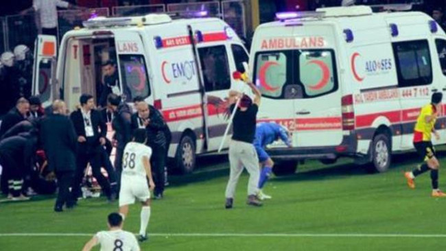 Korner direğiyle Altay kalecisine saldıran Göztepe taraftarının ifadesi ortaya çıktı - Resim : 1