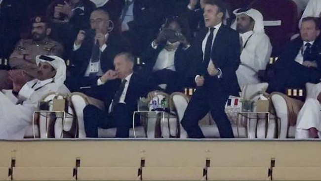 Erdoğan Dünya Kupası finalinde kimi destekledi? O görüntü sosyal medyaya damga vurdu - Resim : 1