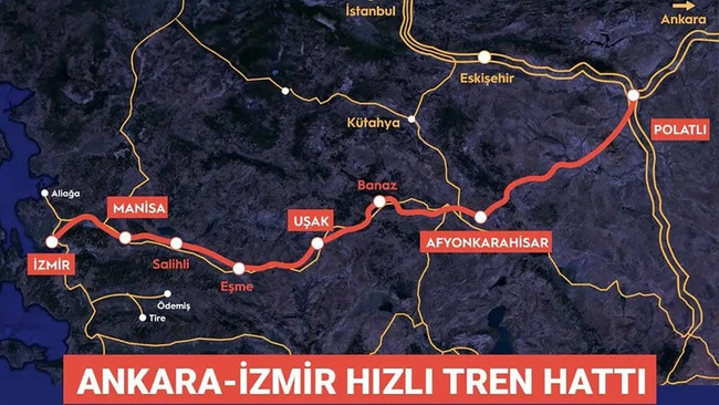 Ankara - İzmir Yüksek Hızlı Tren Hattı’nın açılış tarihi değişti! - Resim : 1