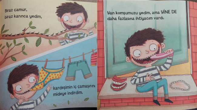 Zincir markette satılan çocuk kitabı tepki topladı - Resim : 1