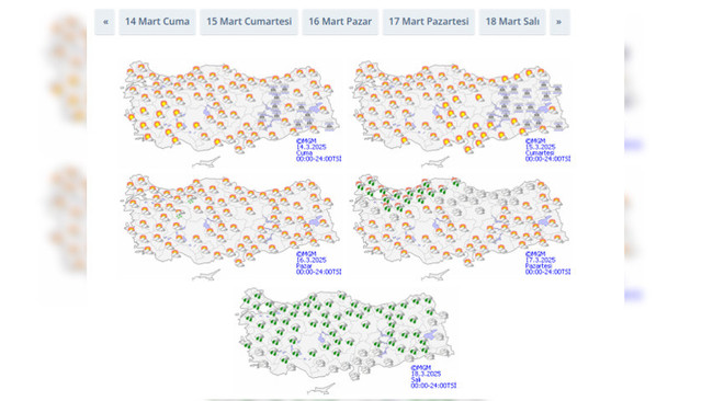 Tarihe geçecek sıcaklık değişimi! İstanbul'a bile kar yağışı göründü - Resim : 1