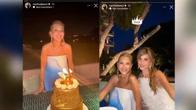 Sabancılardan düşman çatlatan doğum günü pozları! 'Kayınvalideden öte anne oldunuz...' - Resim : 1