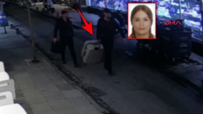 Şişli'de kan donduran görüntüler ortaya çıktı! Cesedi valize koyup böyle taşımışlar! - Resim : 1