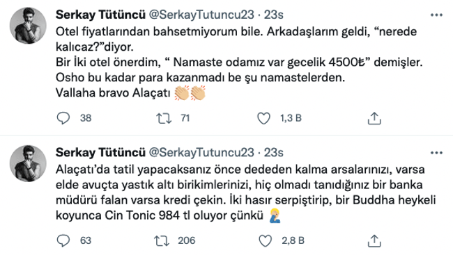 Serkay Tütüncü’den Alaçatı tepkisi! ‘Dededen kalan arsalarınızı satın’ - Resim : 1