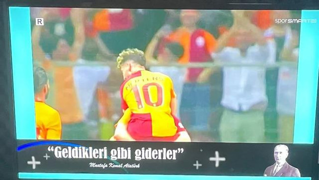 Galatasaray maçında Disney'e olay gönderme - Resim : 1