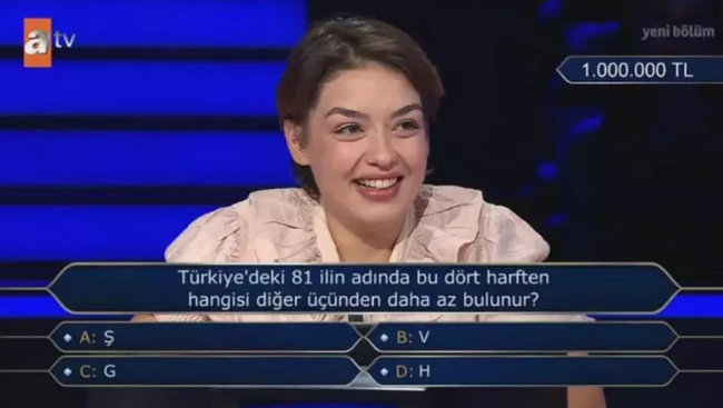Kim Milyoner Olmak İster?'de tarihi an! Rabia Birsen Güvercin 1 milyon TL'lik soruyu bildi - Resim : 1