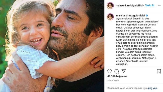 Koronavirüse yakalanmışlardı! Mahsun Kırmızıgül ve kızından iyi haber! - Resim : 1