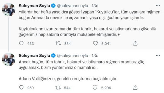 Alparslan Kuytul destekçilerinin gösterilerine sert müdahale! Bakan Soylu’dan tepki geldi… - Resim : 1