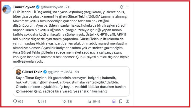 "Zübük" kavgası sosyal medyayı salladı! Gürsel Tekin ile Timur Soykan birbirine girdi! - Resim : 3