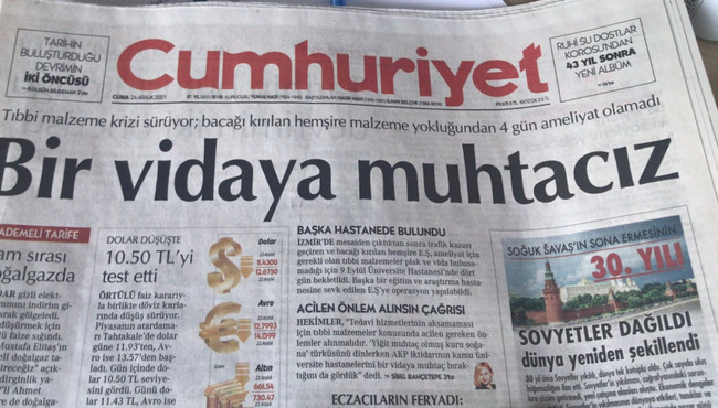 Cumhuriyet Gazetesi'nde istifalar tam gaz devam! - Resim : 1