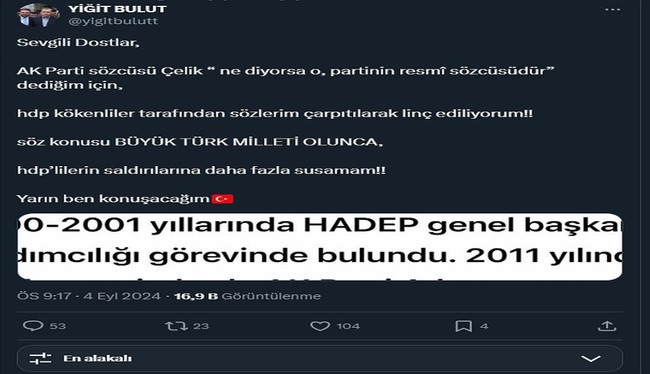 AKP'de 'teğmenler' çatlağı büyüyor! Yiğit Bulut, Metiner'in 'HADEP' dönemini hatırlattı - Resim : 1