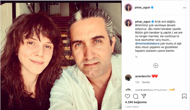 Memet Ali Alabora ve eşinden şoke eden karar! 'Bu metni beraber yazdık' - Resim : 3