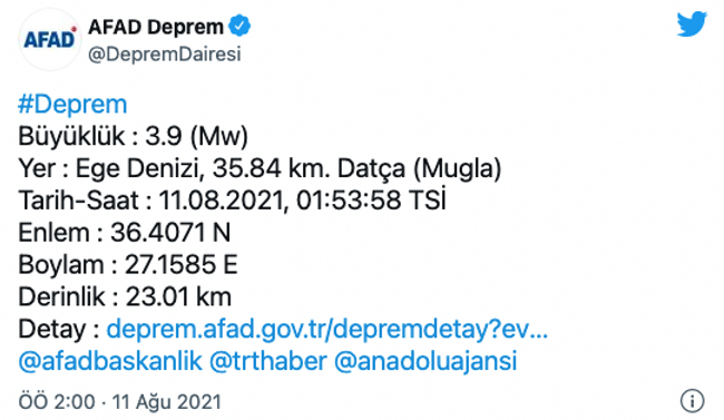 Datça’da korkutan deprem! - Resim : 2