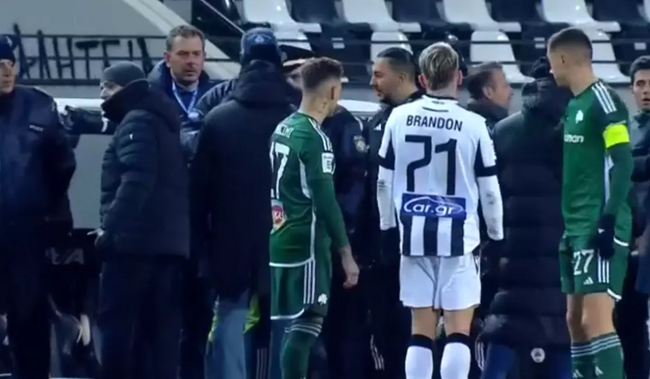 Terim PAOK'un attığı gol sonrası çılgına döndü! Sahaya polis ekipleri girdi - Resim : 1