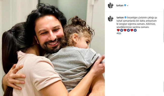 Tarkan'dan anlamlı aile paylaşımı! "İnsanlığın çivisinin çıktığı şu tuhaf zamanlarda..." - Resim : 1