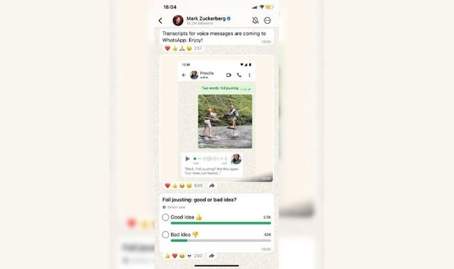 Sesli mesajları metne dönüştürme özelliği! - Resim : 1