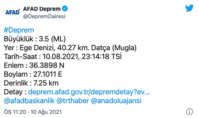 Datça’da korkutan deprem! - Resim : 1