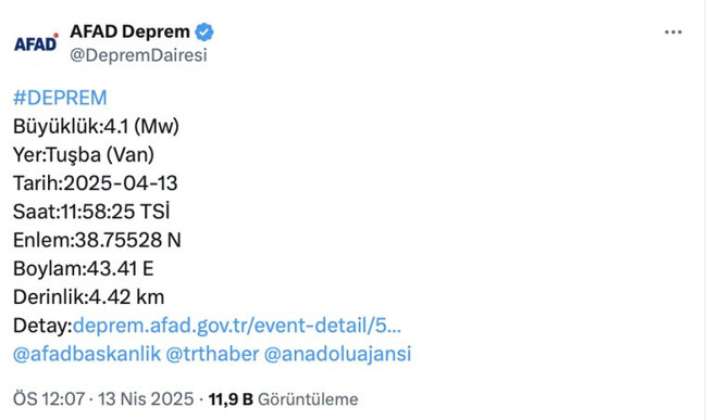 Van'da peş peşe iki deprem! - Resim : 2