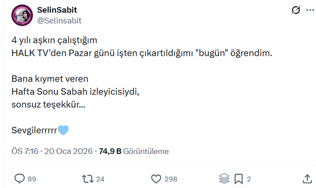 Halk TV hangi &uuml;nl&uuml; ekran y&uuml;z&uuml;yle yolları ayırdı? - Resim : 2