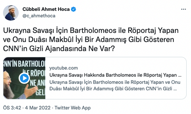 Cübbeli Ahmet’ten CNN Türk’e sert çıkış! ‘Gizli ajandasında ne var?’ - Resim : 1