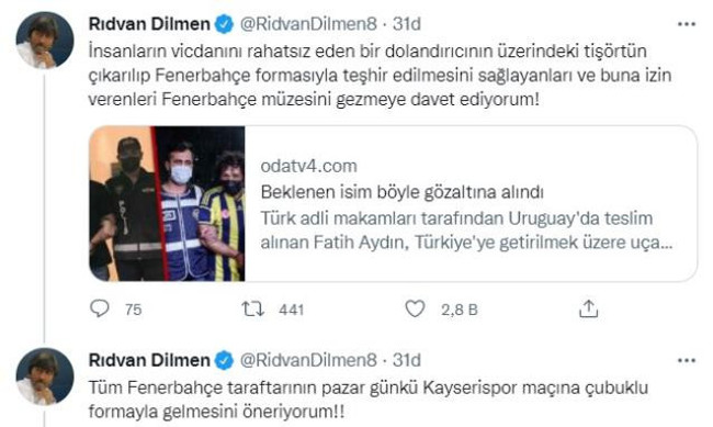 Fatih Aydın'ın iadesinde Fenerbahçelileri ayağa kaldıran görüntü! Rıdvan Dilmen çağrı yaptı - Resim : 3