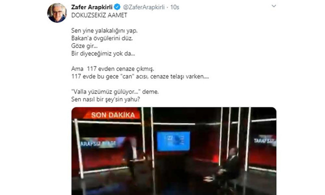 117 kişinin öldüğü gün yüzü güldü… Usta gazeteci Ahmet Hakan’a ateş püskürdü! - Resim : 1