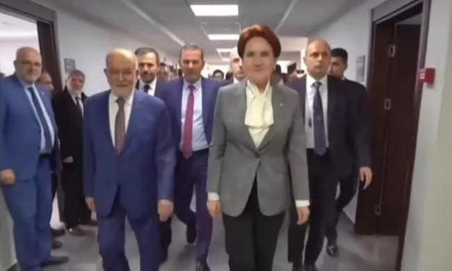 Akşener yeniden Millet İttifakı toplantısında! - Resim : 2