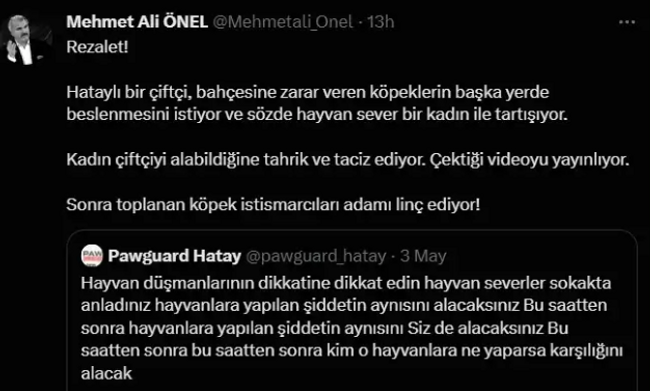 Hayvan hakları örgütünden depremzedelere saldırı - Resim : 2
