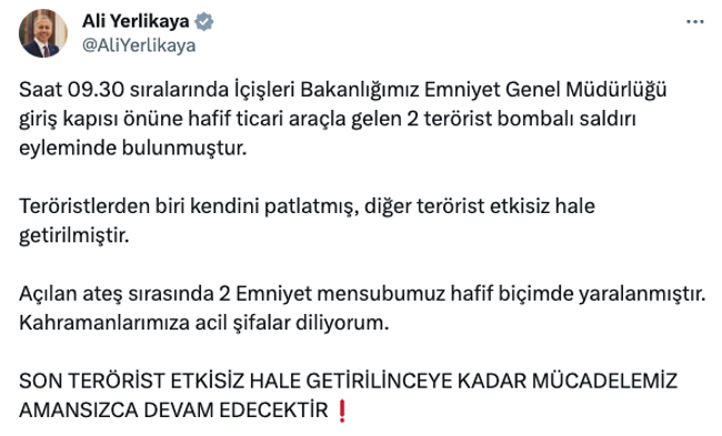 Ankara Kızılay’da bombalı saldırı girişimi! ‘Teröristlerden biri kendini patlattı…’ - Resim : 7