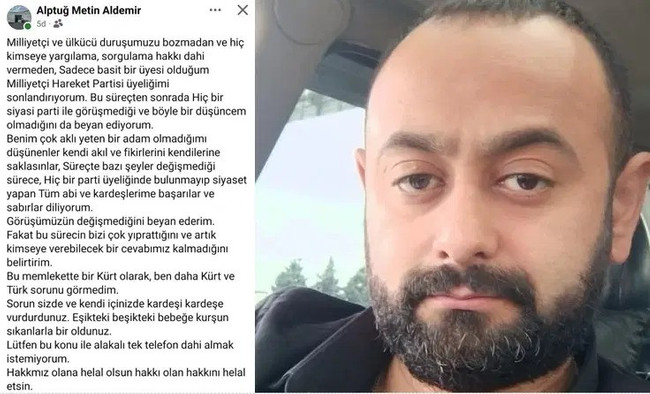 MHP'de dikkat çeken 'süreç' istifası! 'Artık verecek bir cevabımız kalmadı…' - Resim : 1