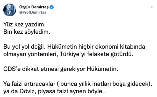 Prof. Dr. Özgür Demirtaş'tan CDS yorumu! ‘Türkiye’yi felakete götürdüler…’ - Resim : 1