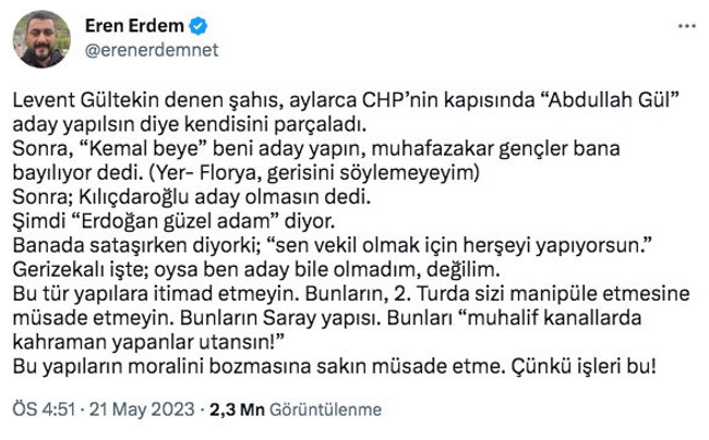 Eren Erdem ile Levent Gültekin birbirine girdi! ‘Bu şarlatana inanmayın…’ - Resim : 4