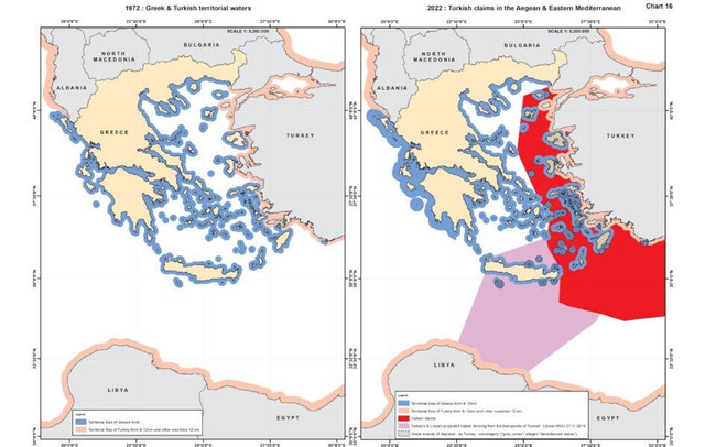Yunanistan'dan kriz çıkaracak yeni adım! 16 farklı haritayla 'Türkiye' planı - Resim : 1