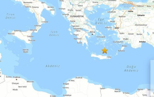 Ege Denizi'nde 3,9 büyüklüğünde deprem! - Resim : 1