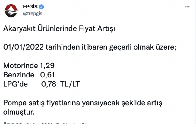 Motorin, benzin ve otogaza yeni yıl öncesi büyük zam - Resim : 1