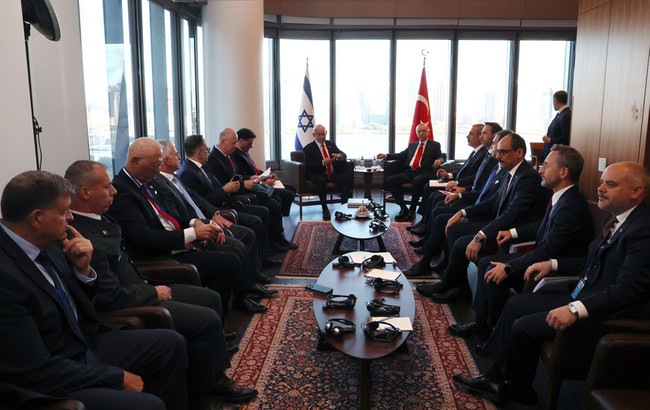 Erdoğan ve Netanyahu, New York’ta görüştü! Ortak çalışma mesajı… - Resim : 1