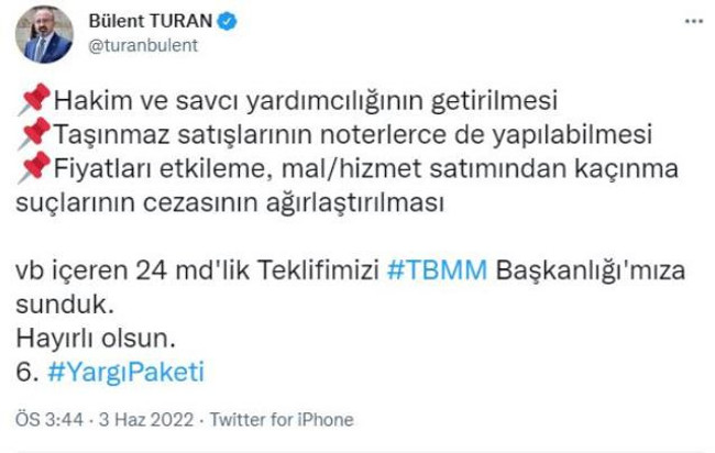 Stokçuluk yapanların ağır cezalar almasını sağlayacak 6. Yargı Paketi Meclis'e sunuldu - Resim : 1